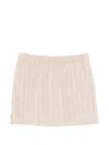 Lacoste Patterned Mini Skirt In Neutral