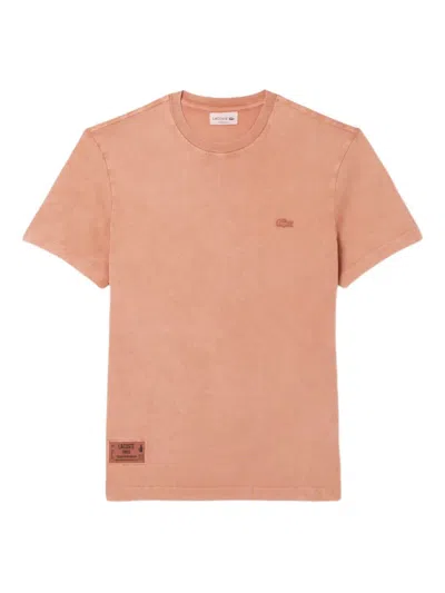 LACOSTE LACOSTE LACOSTE T-SHIRT WITH EMBROIDERED LOGO