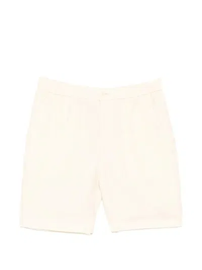 Lacoste Twill Shorts In Neutral