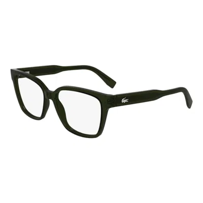 Lacoste Ladies Black Square Eyeglass Frames L2962 275