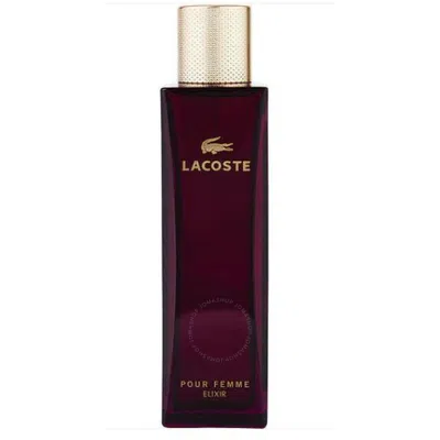 Lacoste Ladies Elixir Pour Femme Edp 3.0 oz (tester) Fragrances 3614227909427 In White