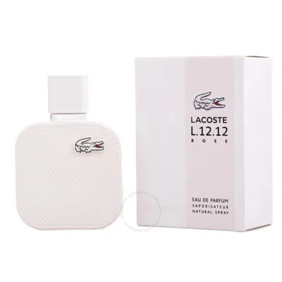 Lacoste Ladies L.12.12 Eau De Parfum Rose Edp 1.18 oz Fragrances 3386460149235 In White
