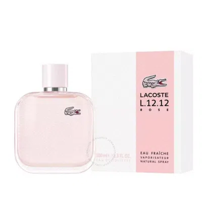 Lacoste Ladies L.12.12 Eau De Toilette Rose Eau Fraiche Edt 1.69 oz Fragrances 3386460149259 In Black / Pink / Rose