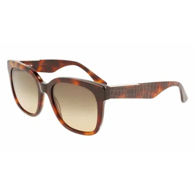 Lacoste Ladies' Sunglasses  L970s-230  55 Mm Gbby2 In Brown