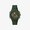Lacoste Lc33 Analog And Digital Silicone Watch - One Size In White