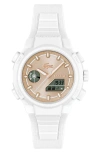 Lacoste Lc33 Silicone Strap Watch, 40mm