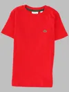 Lacoste Lcb Core Tee In Red