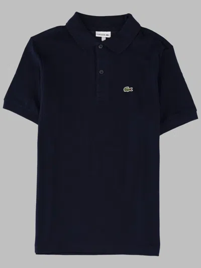 Lacoste Lcb Ss Pique Polo In Black