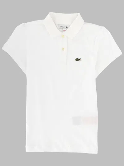 Lacoste Kids'  Lcg Petite Polo W8l In White