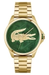 Lacoste Le Croc Bracelet Watch, 43mm In Gold