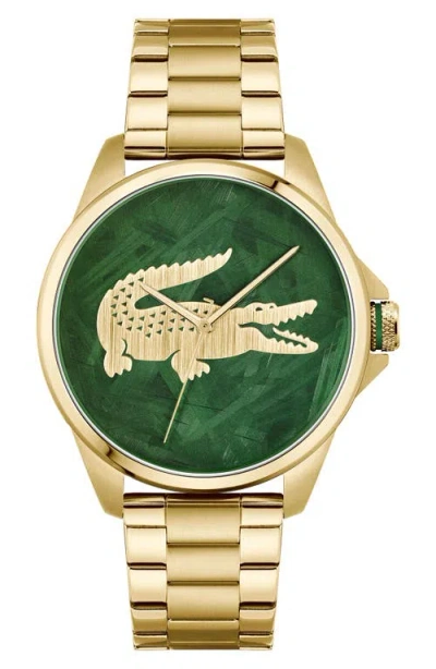 Lacoste Le Croc Bracelet Watch, 43mm In Gold