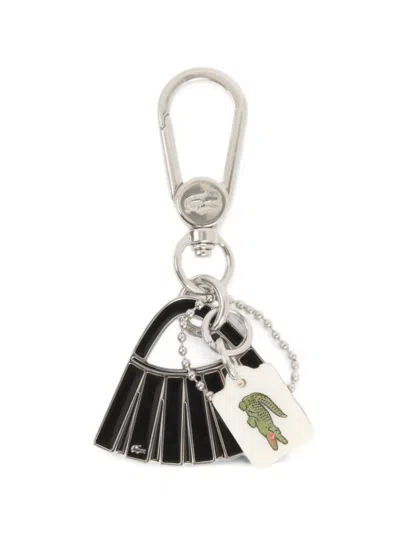 Lacoste Lenglen L Charms Key Ring In Multi