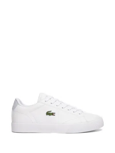 Lacoste Lerond Logo-detail Sneakers In White