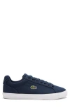 Lacoste Carnaby Pro Leather Sneakers In Navy/white
