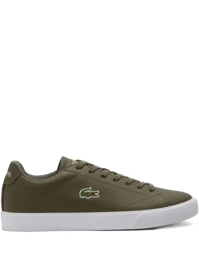 Lacoste Lerond Set Leather Sneakers In Green