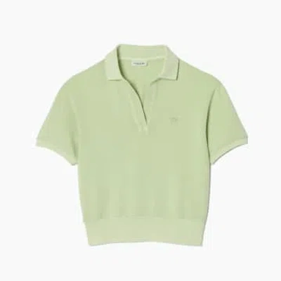 Lacoste Light Green Natural Dyed Pique Polo Shirt