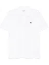 Lacoste Original L.12.12 Short-sleeved Polo Shirt In Blanc