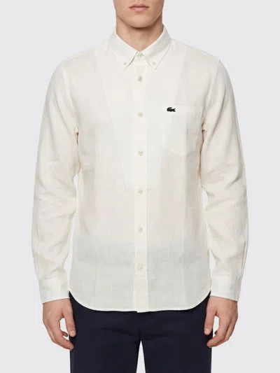Lacoste シャツ メンズ カラー ホワイト In White