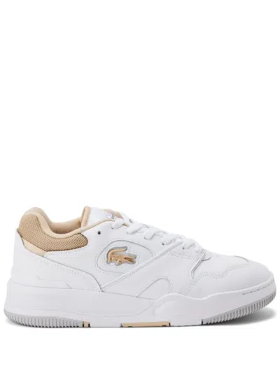 Lacoste Lineshot Leather Sneakers In White