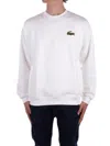 Lacoste Live Sweaters Cream In Panna Chiari E Naturali