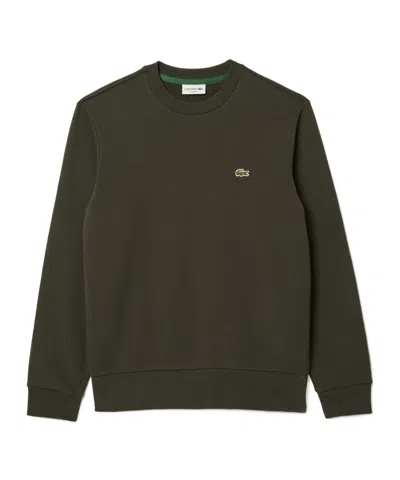 Lacoste Logo-appliqué Sweatshirt In Black