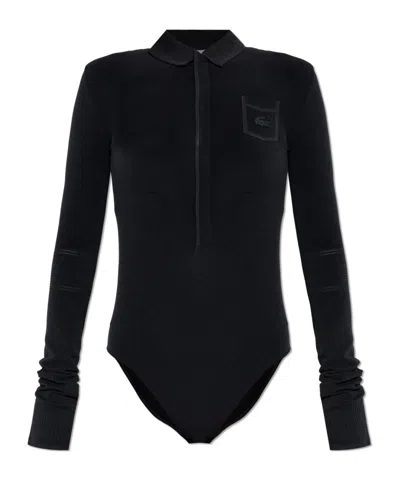 LACOSTE LOGO-APPLIQUÉ BODYSUIT