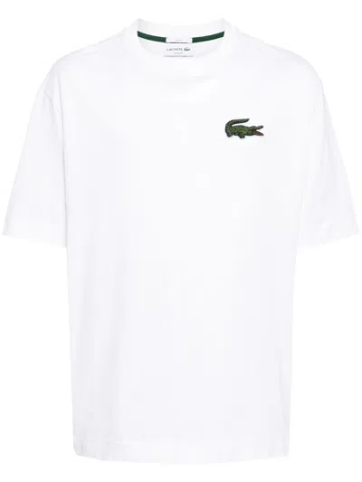 Lacoste Crewneck T-shirt In White