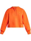 Lacoste Women's Cotton Hoodie - 34 In Orange