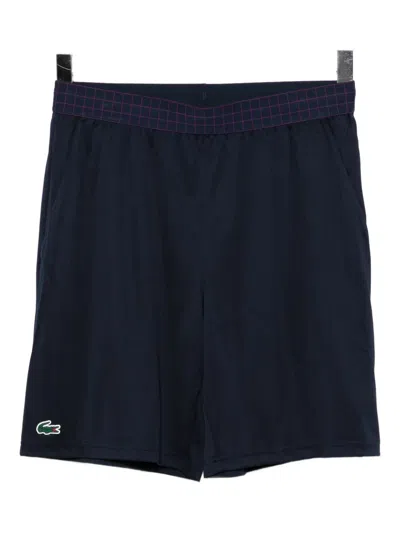 Lacoste Logo-appliqué Running Shorts In Multi