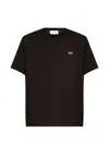 Lacoste Logo T-shirt In Black