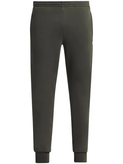 Lacoste Logo-appliqué Track Pants In Green