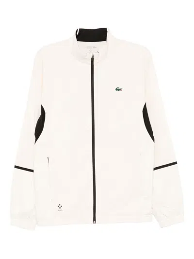 Lacoste Logo-appliqué Tracksuit In White