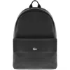 Lacoste Logo Backpack Black In Black