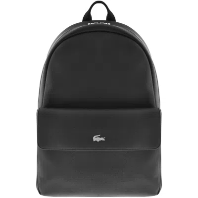 Lacoste Logo Backpack Black