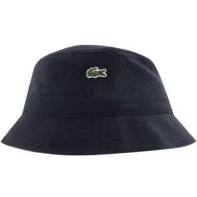 Lacoste Logo Bucket Hat Navy