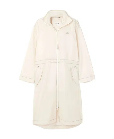 Lacoste Logo Casual Jacket In Neutral