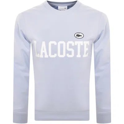 Lacoste Logo Crew Neck Sweatshirt Blue