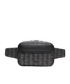 Lacoste Logo-debossed Belt Bag In Black