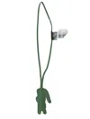 Lacoste Logo Debossed Key Holder In Green
