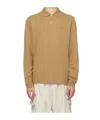 Lacoste Beige Original L.12.12 Polo In Nude