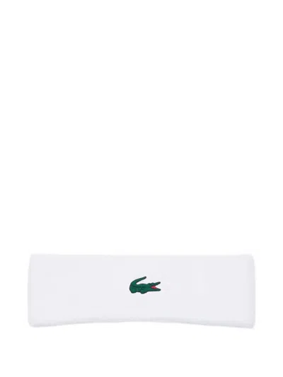 Lacoste Logo-detail Headband In White