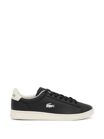 Lacoste Logo-detail Low-top Sneakers In Black