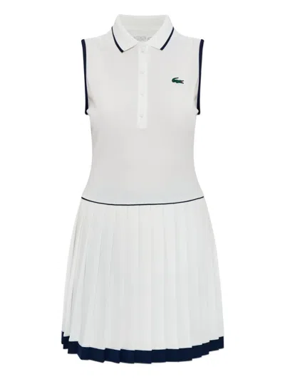Lacoste Logo-detail Mini Dress In White