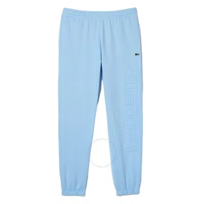Lacoste Logo Detail Soft Fleece Track Pants In Blue