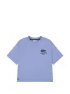 Lacoste Logo-detail T-shirt In Blue