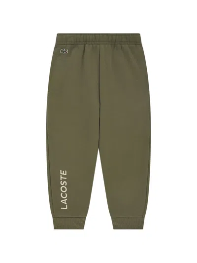 Lacoste Kids' Logo-detail Track Pants In Green
