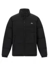 Lacoste Water-repellent Down Jacket With Packable Hood Clothing In Black