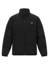 Lacoste Water-repellent Down Jacket With Packable Hood Clothing In Black