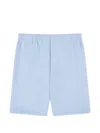 Lacoste Logo Elasticated Shorts In Blue