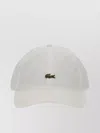 Lacoste Logo Embroidered Baseball Cap In White